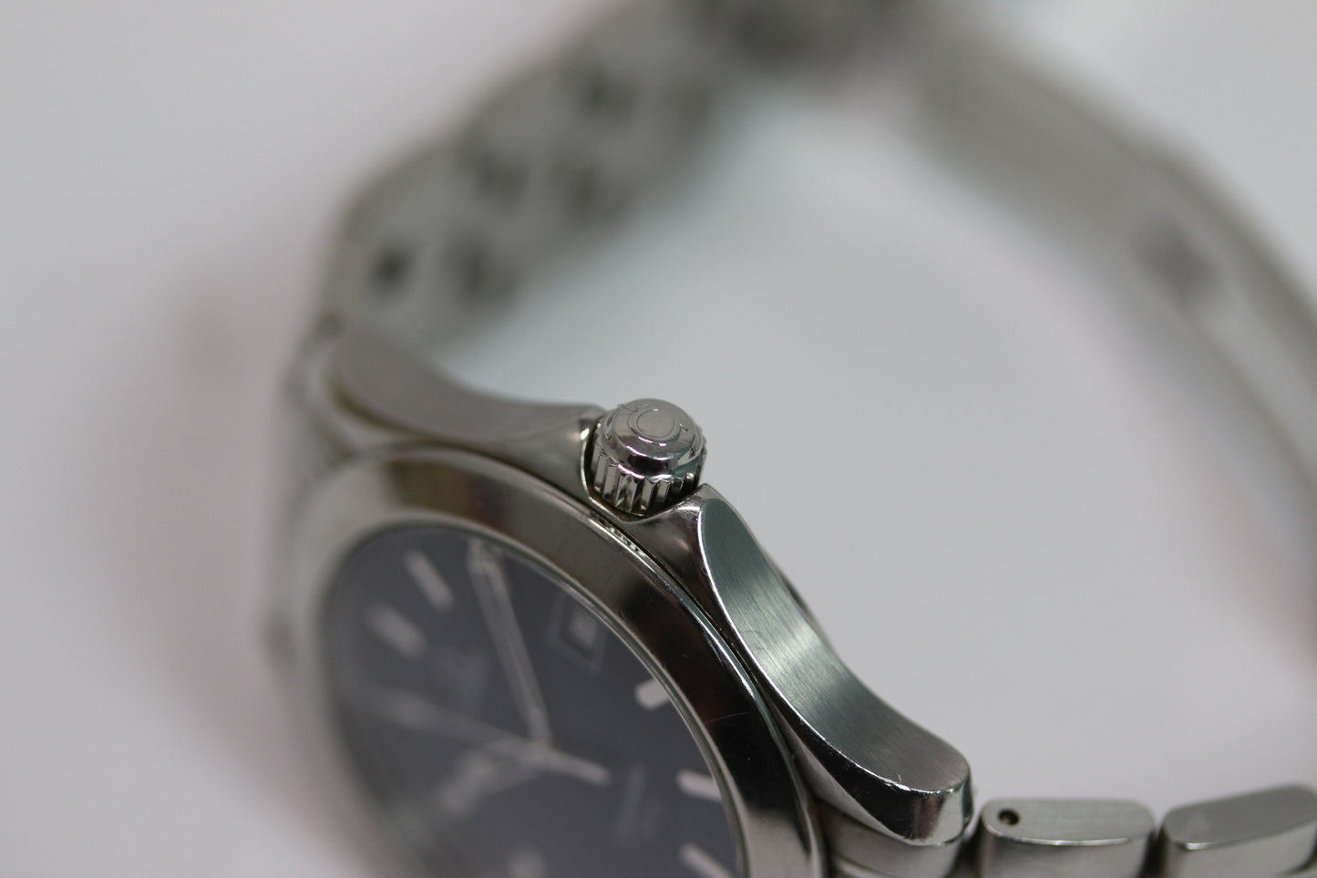 Omega Semaster 120m Quartz Watch 196.1501 Blue Dial 35mm From JPN 011 6313124