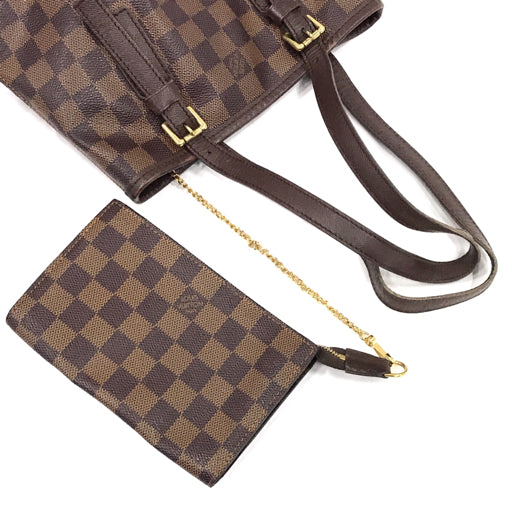Louis Vuitton Damier Ebene Marais Shoulder Bag N42240 w/Pouch France 233 6266322