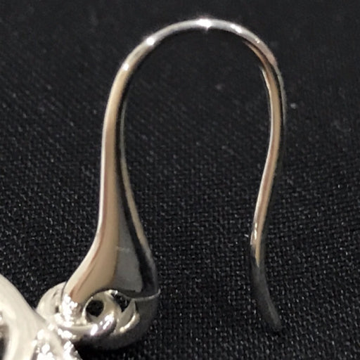 Gucci GG Interlocking Hook Earrings Silver 925 Italy w/ Box From JPN 233 6257622