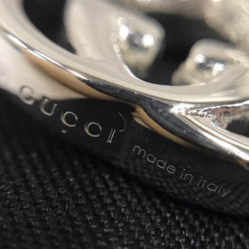 Gucci GG Interlocking Hook Earrings Silver 925 Italy w/ Box From JPN 233 6257622