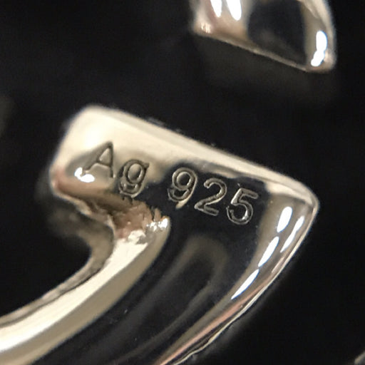 Gucci GG Interlocking Hook Earrings Silver 925 Italy w/ Box From JPN 233 6257622