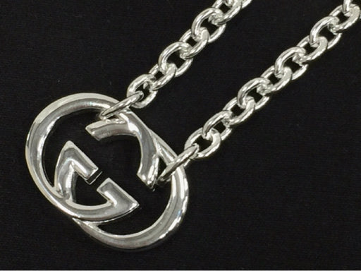Gucci Interlocking G Chain Necklace Ag 925 Italy w/ Box From Japan 233 6258638
