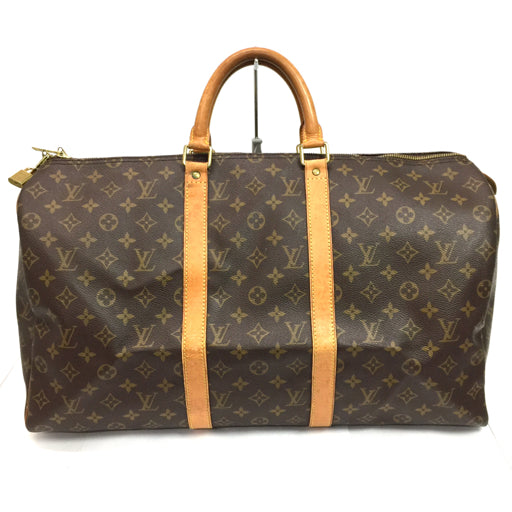 Louis Vuitton Monogram Keepall 50 Travel Boston Bag M41426 From JPN 233 6266327