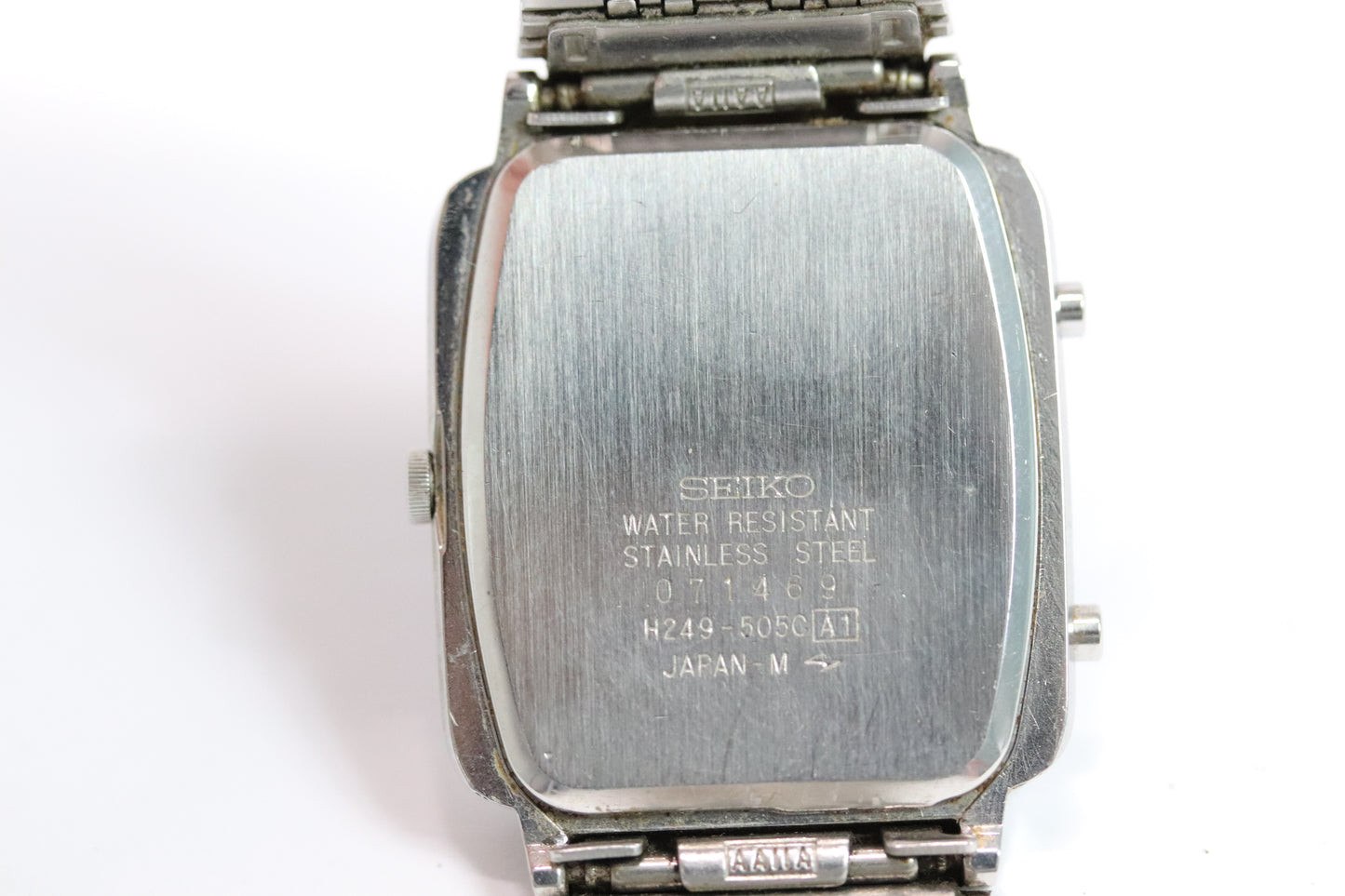 Seiko Blue Dial Analog Digital Watch H249-505C 30mm From Japan 001 6333857